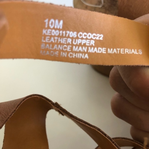 KORK-EASE Women's Camille Leather Strappy Platform Chunky Heel Sandal Size 10M - Picture 12 of 15